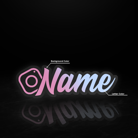 Custom Muli-Layer Social Media Decal "Calling Hearts" Style