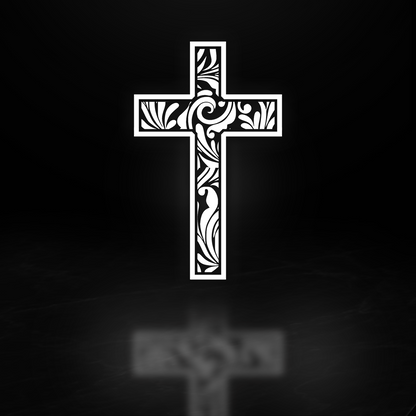 Western Cross Vinyl Decal