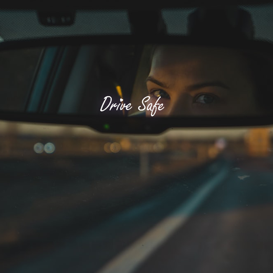 Drive Safe Mirror Decal