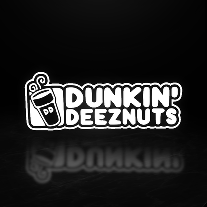 Dunkin Deez Nuts Vinyl Decal