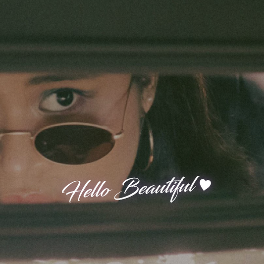 Hello Beautiful  (v1) Mirror Decal