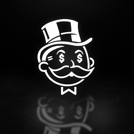 Monopoly Man Vinyl Decal