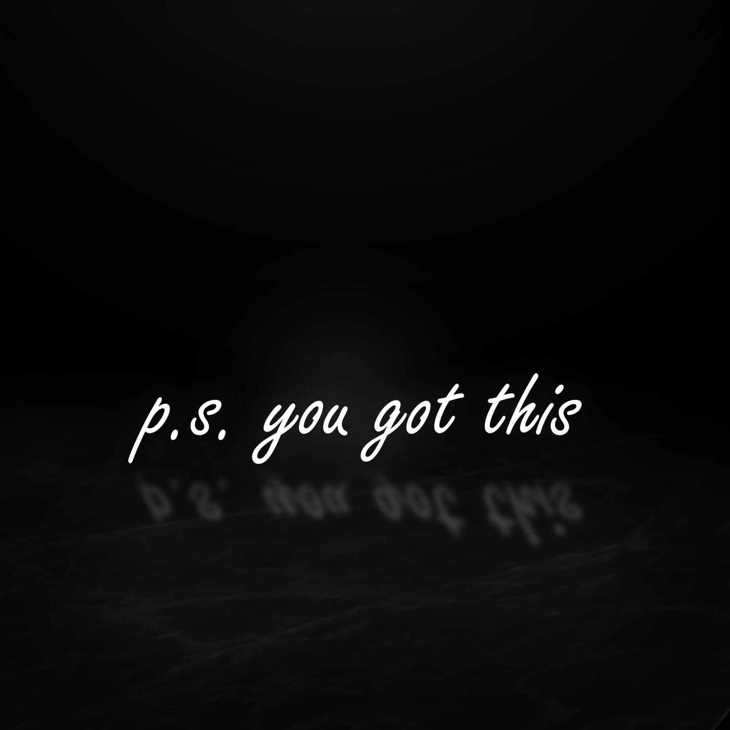 P.S. You Got This Mirror Decal