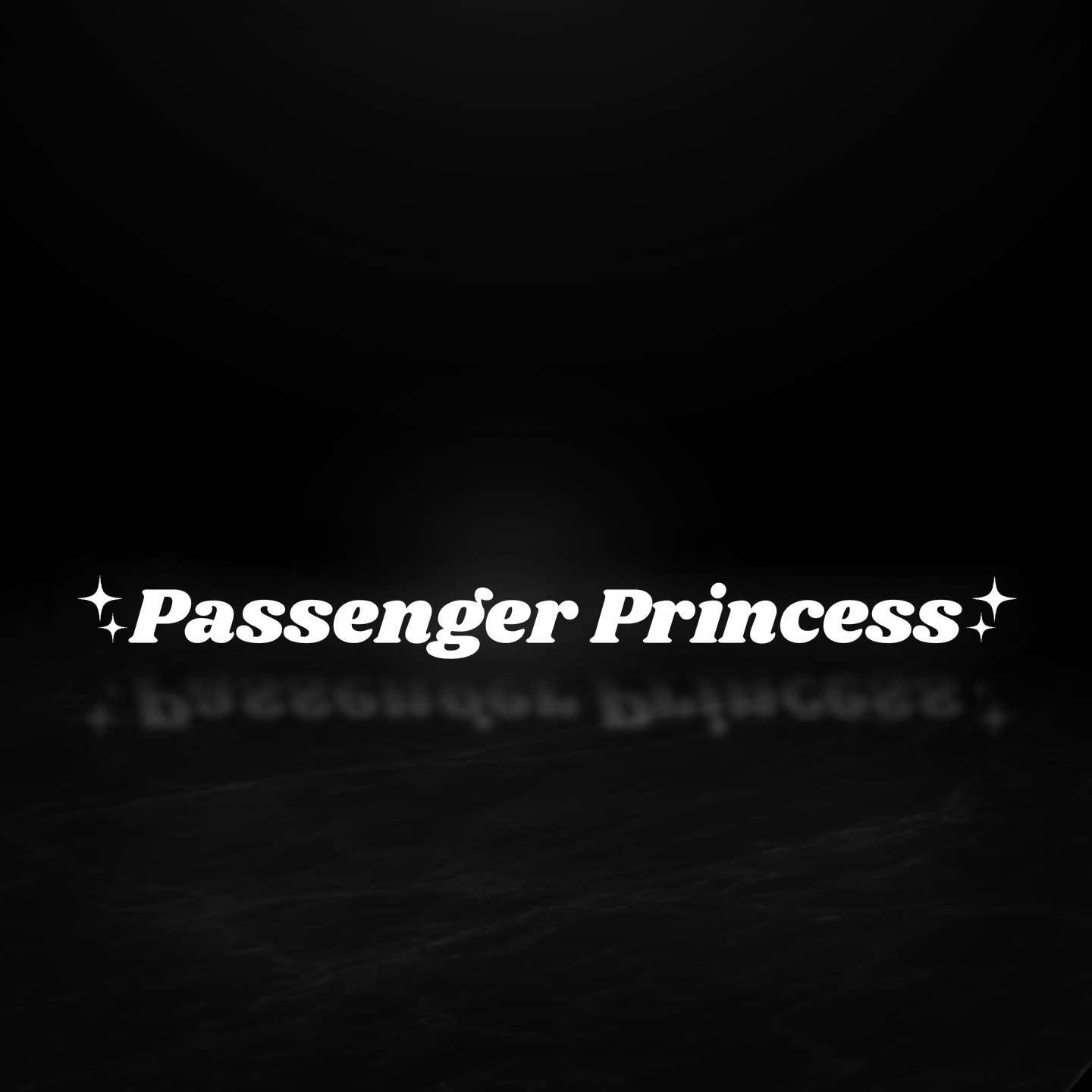 Passenger Princess Mirror Decal