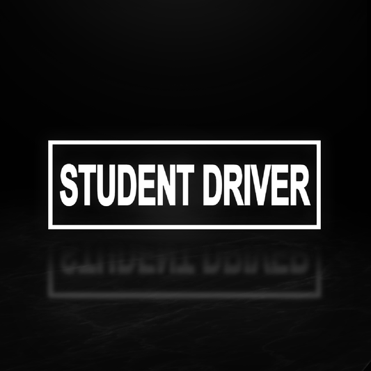 Student Driver Vinyl Decal