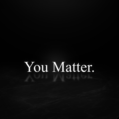 You Matter Mirror Decal