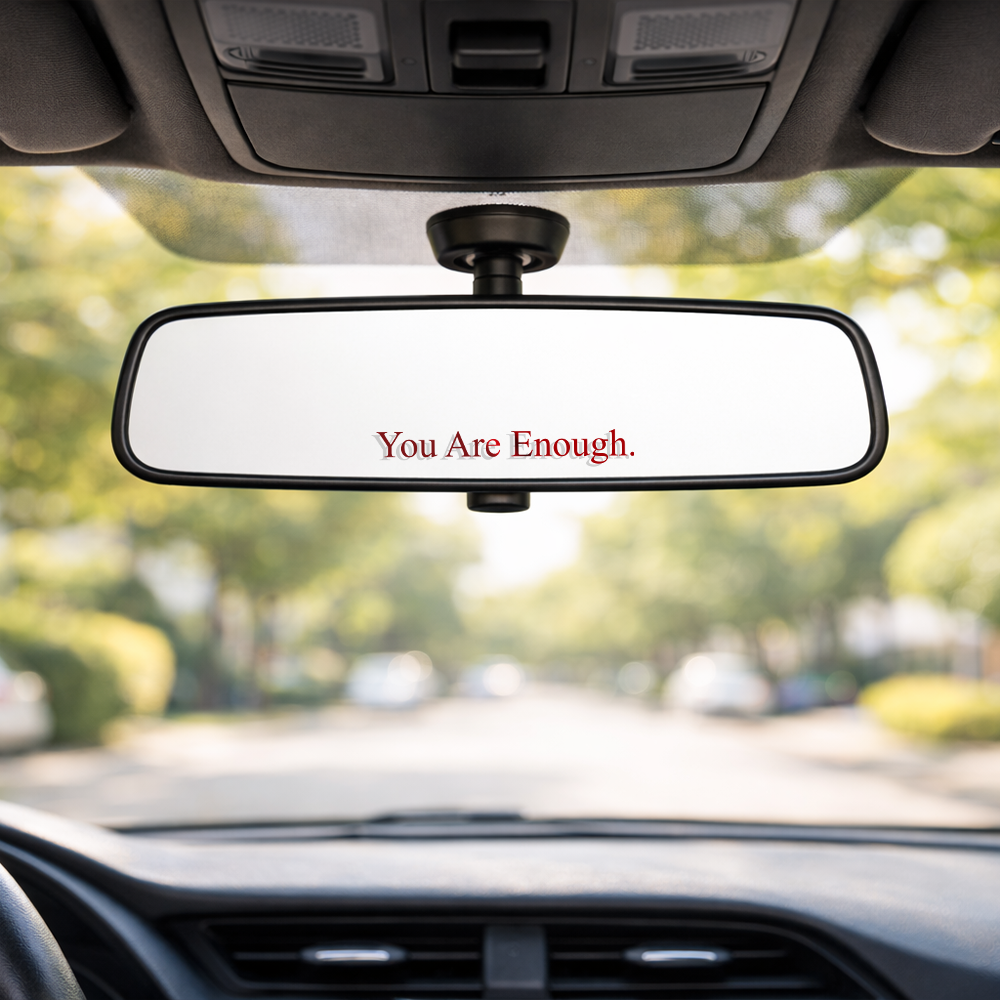 You Are Enough Mirror Decal