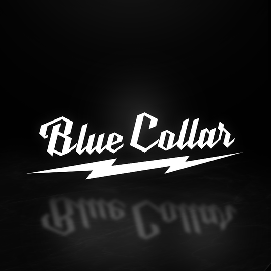 Blue Collar Vinyl Decal
