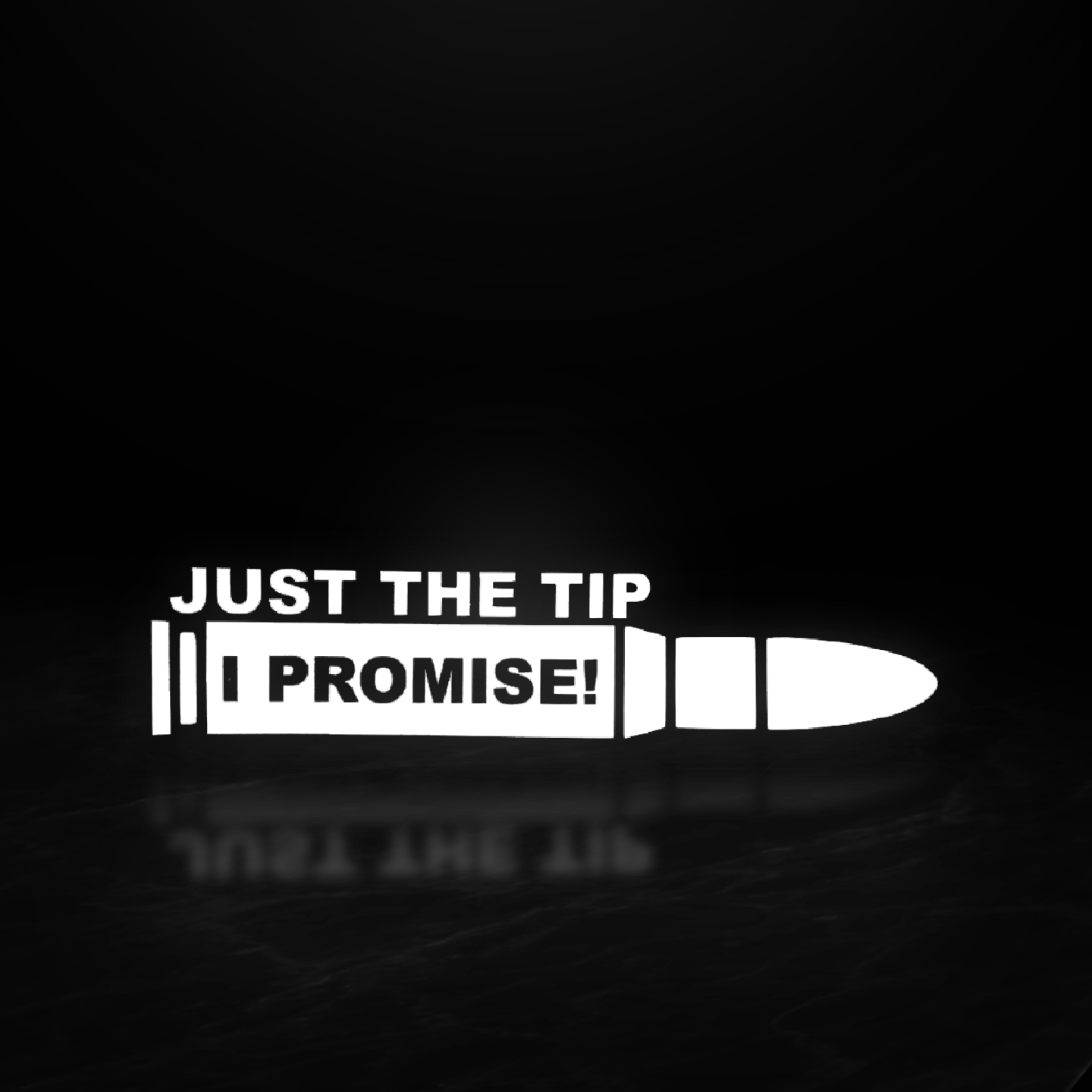 Just The Tip Vinyl Decal